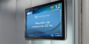 Elevator Media Screen